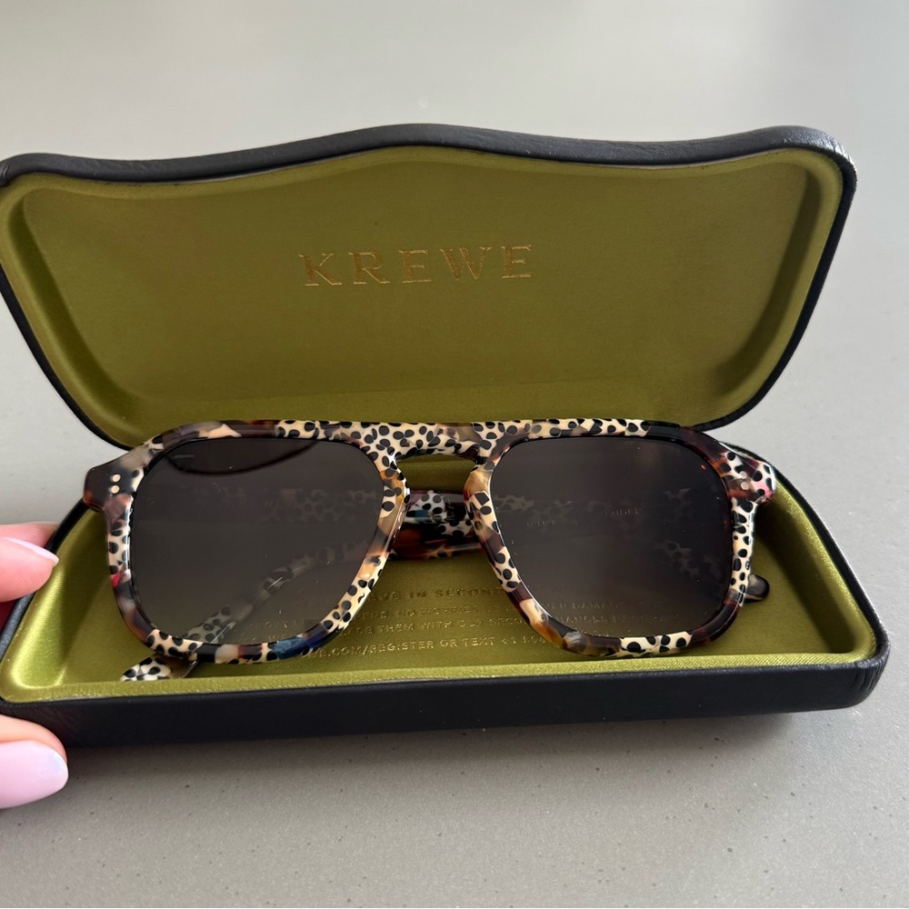 KREWE Zander Sunglasses - Poppy Print